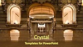  Presentation with luxury fashion - Amazing slide set having fashion gallery - facade of luxury shop backdrop and a  colored foreground