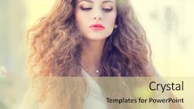  Presentation with young woman diagnosis of sti - Cool new slides with fashion girls - beautiful young woman with gorgeous backdrop and a blonde colored foreground