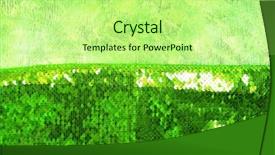  Presentation with green fashion - PPT layouts having spring metal - fashion green material metallic fabric background and a mint green colored foreground