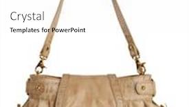  Presentation with fashion handbag - Colorful presentation design enhanced with fashion-handbag-isolated-on-white backdrop and a white colored foreground