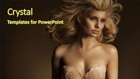  Presentation with beauty contest pageant - PPT layouts having fashion lifestyle - attractive blonde beauty background and a  colored foreground