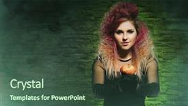  Presentation with apple - Slide set enhanced with fashion maganize - beautiful witch giving an intoxicate background and a  colored foreground
