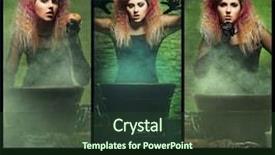  Presentation with witchcraft - Amazing slide deck having fashion maganize - different photos of young backdrop and a tawny brown colored foreground