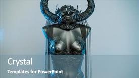  Presentation with ritual - PPT theme enhanced with fashion maganize - ritual witch black dress background and a seafoam green colored foreground