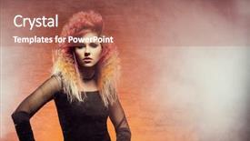  Presentation with halloween animated - Slide set with fashion maganize - young and beautiful witch halloween background and a  colored foreground