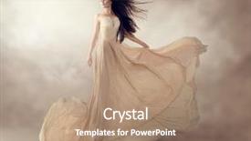  Presentation with luxury fashion - Theme having fashion model in beautiful luxury background and a coral colored foreground