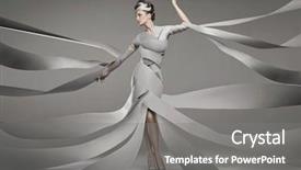  Presentation with sexy - Presentation design enhanced with fashion photo of a sexy background and a gray colored foreground