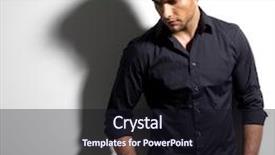  Presentation with black man fashion - Beautiful slide deck featuring fashion portrait of young man in black shirt poses over wall with contrast shadows backdrop and a wine colored foreground