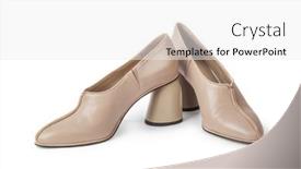  Presentation with fashion shoes - Audience pleasing PPT theme consisting of fashion-shoes-isolated-on-white backdrop and a white colored foreground