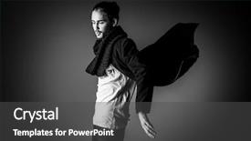  Presentation with black men - Amazing presentation theme having fashion shot of a handsome backdrop and a dark gray colored foreground