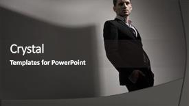  Presentation with old fashion photo album - Presentation theme with fashion style photo of young background and a dark gray colored foreground