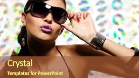  Presentation with mens fashion black - Beautiful presentation theme featuring fashion sunglasses touching it - pout backdrop and a tawny brown colored foreground