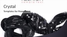  Presentation with black luxury fashion - Cool new presentation design with fashion textile luxury black material backdrop and a white colored foreground