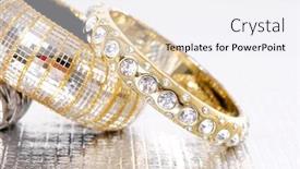  Presentation with fashion - Audience pleasing slides consisting of fashion-three-stylish-women-bracelets backdrop and a sky blue colored foreground