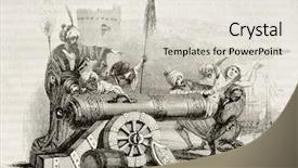  Presentation with fleet - PPT layouts featuring reprisal for algiers bomb background and a lemonade colored foreground