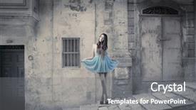  Presentation with beautiful flower elegant - Amazing PPT theme having fashion vintage - beautiful elegant woman backdrop and a  colored foreground