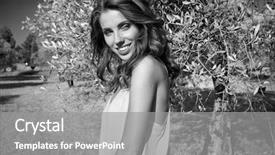  Presentation with olive - PPT theme having fasion - beautiful fashion model woman background and a  colored foreground