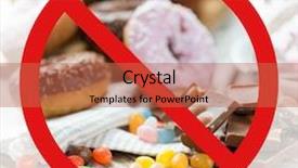  Presentation with diet low carb - Slide deck having fast food low carb diet background and a red colored foreground