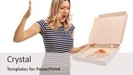  Presentation with boxing woman and a tawny - Beautiful theme featuring fast furious - angry woman looking backdrop and a lemonade colored foreground