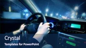  Presentation with driver - Amazing slides having fast furious - driver backdrop and a navy blue colored foreground