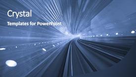  Presentation with china shanghai - Cool new presentation theme with fast furious - subway train speeding backdrop and a ocean colored foreground