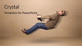  Presentation with driving - Presentation design consisting of fast reading - happy funny man driving background and a lemonade colored foreground