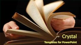  Presentation with empty road motion blur - Cool new slides with fast reading - looking thruogh book with motion backdrop and a tawny brown colored foreground