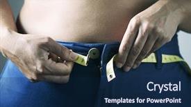  Presentation with tape - Audience pleasing theme consisting of fastener - young caucasian woman backdrop and a navy blue colored foreground