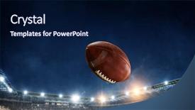  Presentation with game - Audience pleasing PPT theme consisting of fastpitch - it is game time mixed backdrop and a navy blue colored foreground