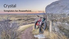  Presentation with colorado - Beautiful slides featuring fat bike ride in soapstone backdrop and a  colored foreground