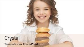  Presentation with energy food and junk food - Amazing PPT theme having date fruits and arabic lantern ramadan eid concept backdrop and a light gray colored foreground