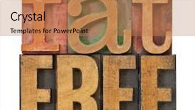  Presentation with keto ketogenic diet nutrition - Cool new presentation design with fat free - diet ot nutrition backdrop and a coral colored foreground