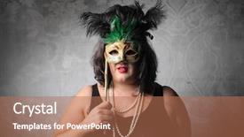  Presentation with fat - Beautiful slides featuring fat-girl-wearing-a-venetian backdrop and a coral colored foreground