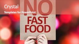  Presentation with nutritionist dietician dietitian food care - PPT layouts featuring fat loss - no fast food card background and a coral colored foreground