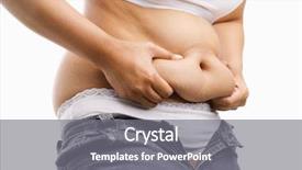  Presentation with obesity - Audience pleasing PPT theme consisting of tummy a concept for obesity backdrop and a gray colored foreground