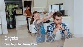  Presentation with family talking - 