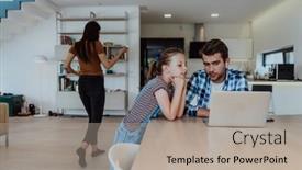  Presentation with family talking - 