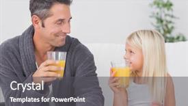  Presentation with drinking glass - Colorful presentation design enhanced with antarctica flag with brazil flag 3d rendering backdrop and a light blue colored foreground