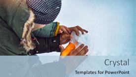  Presentation with joy - Colorful slide set enhanced with father-and-little-son-building backdrop and a light blue colored foreground