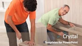  Presentation with catholic father son hoyly spirit - Cool new presentation with father and son putting together backdrop and a coral colored foreground