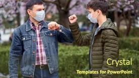  Presentation with allergies - Theme having father-and-son background and a tawny brown colored foreground