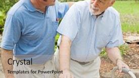  Presentation with alzheimer disease - Amazing presentation theme having father who has alzheimers disease backdrop and a soft green colored foreground