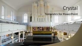  Presentation with peter - Beautiful presentation theme featuring founding fathers - st peter's church interior backdrop and a  colored foreground