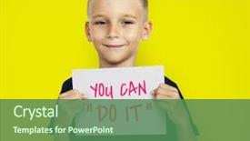  Presentation with blue green - PPT layouts consisting of father's day green road background and a ocean colored foreground