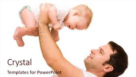  Presentation with baby chickens little cute chicks - Theme featuring father's love cute baby background and a  colored foreground