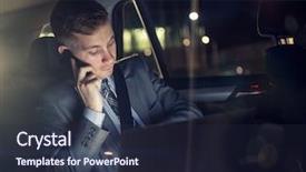  Presentation with car accident cell phone - Amazing PPT theme having fatigue driving - serious businessman working on his backdrop and a wine colored foreground