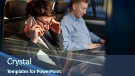  Presentation with car business - Cool new slides with fatigue driving - working night- tired business woman backdrop and a  colored foreground