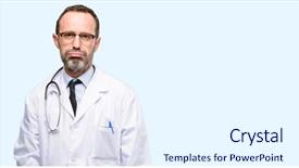  Presentation with blue professional - Audience pleasing presentation design consisting of fatigue failure - doctor senior man medical professional backdrop and a sky blue colored foreground