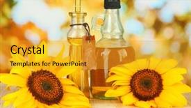  Presentation with sunflower sunflower sunflower sunflower sunflower - Audience pleasing PPT theme consisting of  backdrop and a  colored foreground