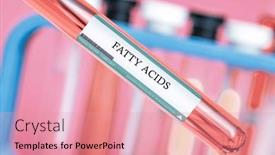  Presentation with fatty acids - Presentation design with fatty-acids-a-pheromone-produced background and a coral colored foreground